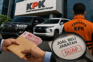 Suap jual beli jabatan di Kuansing diungkap KPK melalui konferensi pers di Gedung Merah Putih