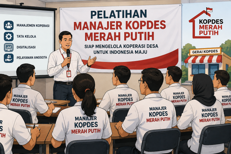 Manajer Kopdes Merah Putih mengikuti pelatihan manajerial sebelum ditempatkan di koperasi desa dan kelurahan seluruh Indonesia.