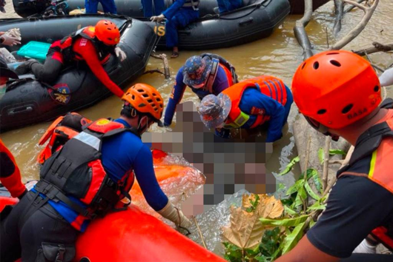 Aiptu Sumaryanto ditemukan gugur di Sungai Katingan