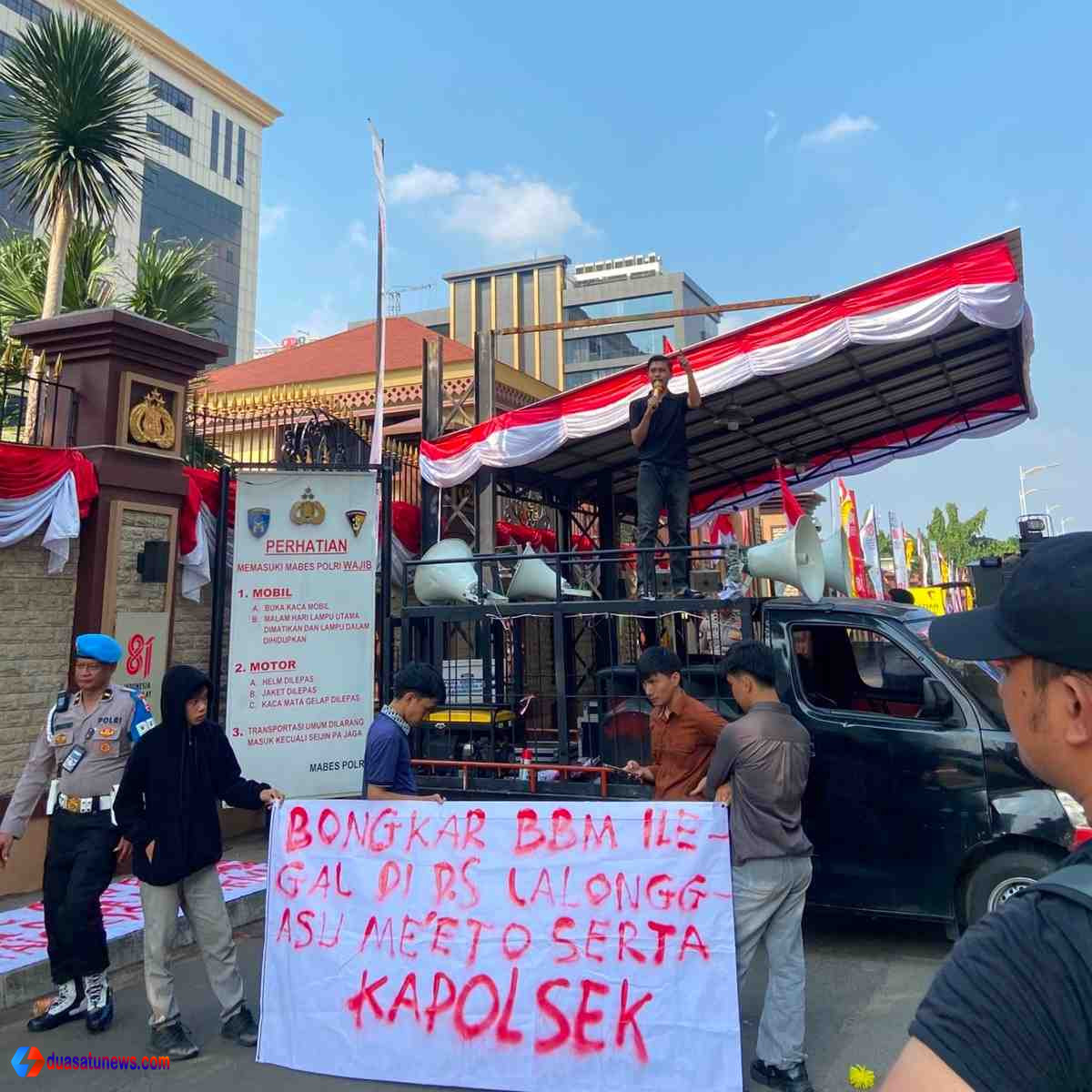 CGIM Gelar Aksi Jilid II, Desak Bareskrim Usut Dugaan Penimbunan BBM di Konawe