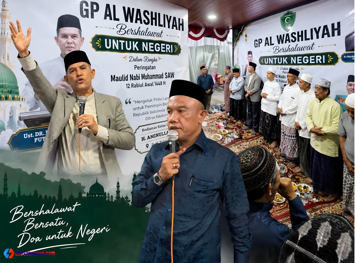 GP Al Washliyah bershalawat untuk negeri dalam peringatan Maulid Nabi dan mendoakan Prabowo-Gibran serta para pemimpin bangsa.
