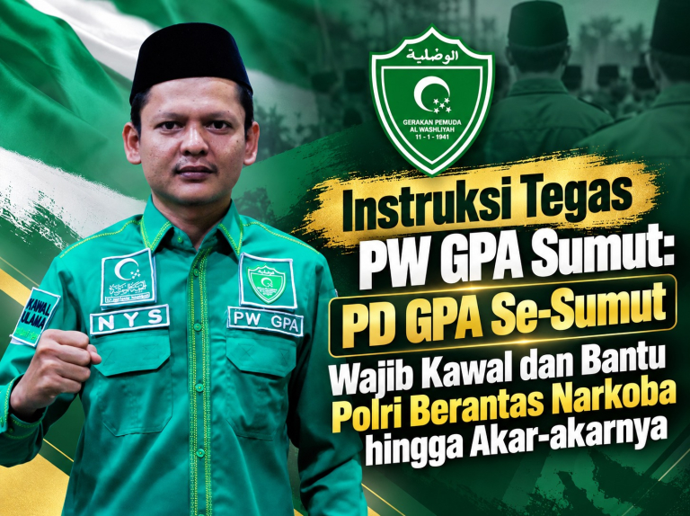 GPA Sumut Dorong Langkah Tegas Berantas Jaringan Narkotika