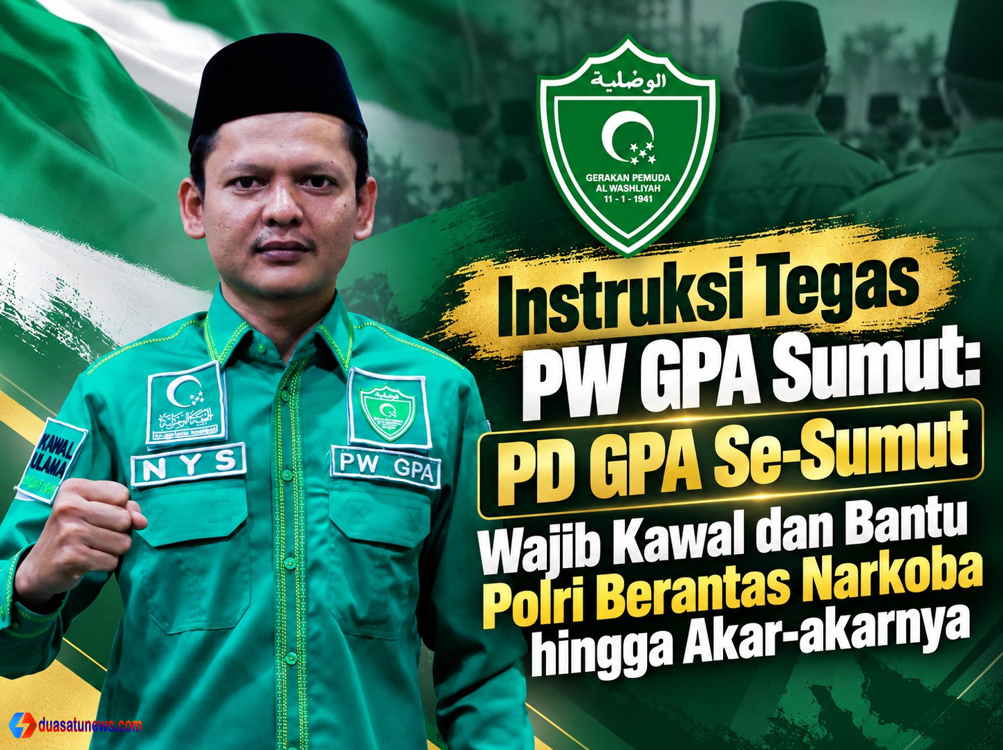 GPA Sumut Dorong Langkah Tegas Berantas Jaringan Narkotika