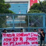 Gerakan Pemuda Mahasiswa (GPM) Sultra–Jakarta menggelar aksi demonstrasi di Kementerian Ketenagakerjaan Republik Indonesia (Kemnaker RI)
