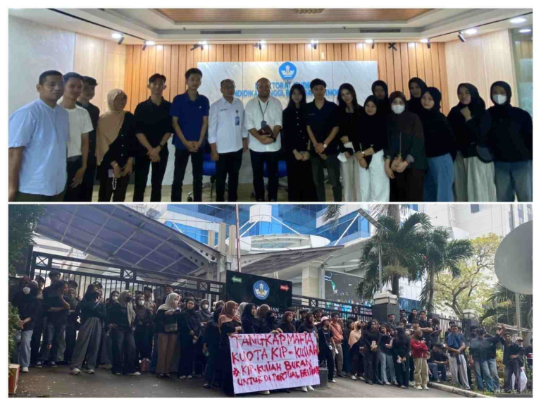 Aksi di Depan Kemendiksaintek, KPIT Kembali Soroti Sistem Desil dalam Syarat Penerimaan KIP Kuliah